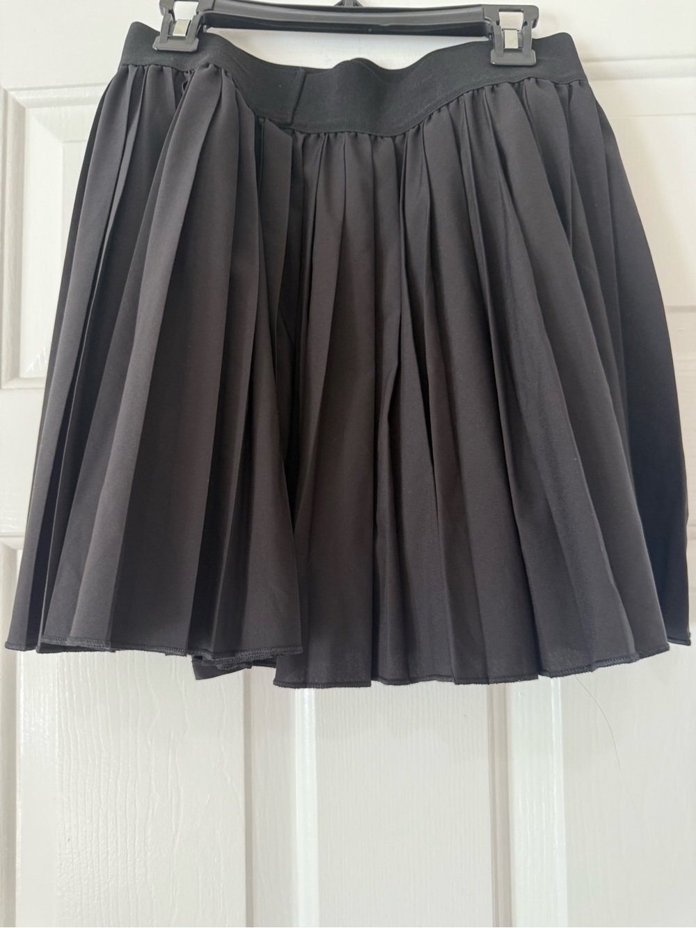 Dress Forum Black Pleated Circle Skirt